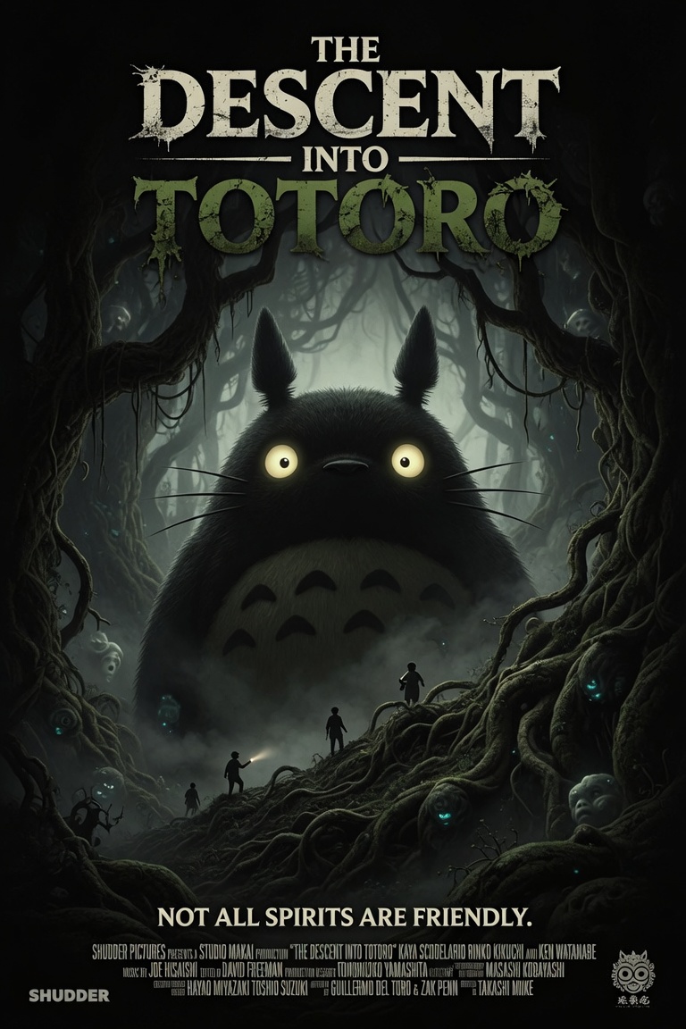 The Descent into Totoro poster